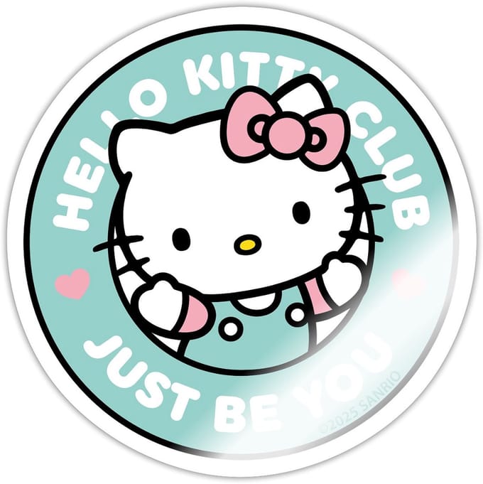 Hello Kitty Just Be You Hello Kitty Club Sticker Maat S (max. 10 x 10cm)