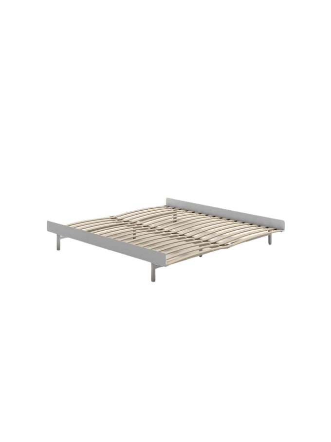 Moebe Bed 90-180 cm - Höhe 29 cm - MOEBE_Bed_stainlesssteel