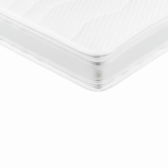 Topmatras 160x200x11 3D – Afritsbare & Wasbare Hoes – Wit – Premium Slaapcomfort
