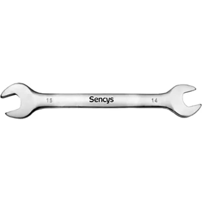 Sencys Steeksleutel Chroom 14x15mm