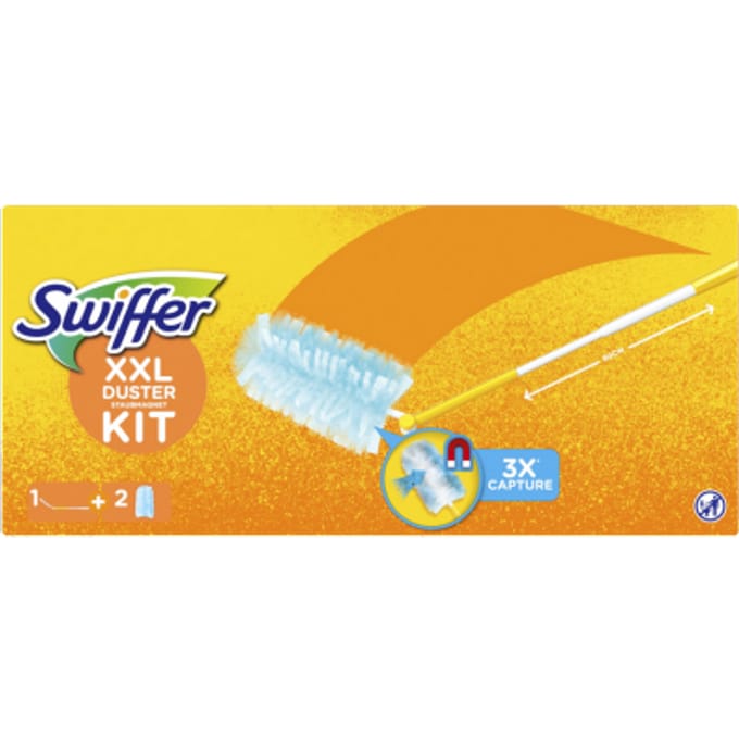 Swiffer Duster Starterkit XXL - 1 vloerreiniger & 2 navullingen - tot 90 cm hoog