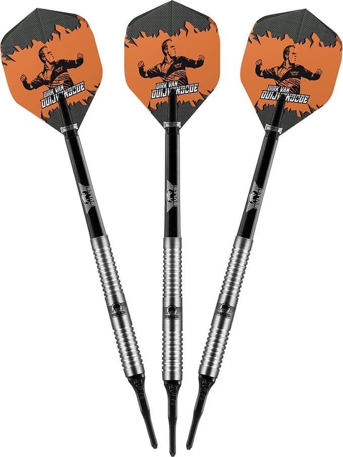 Bull's Dirk van Duijvenbode 90% - Softtip Dartpijlen - 18 gram