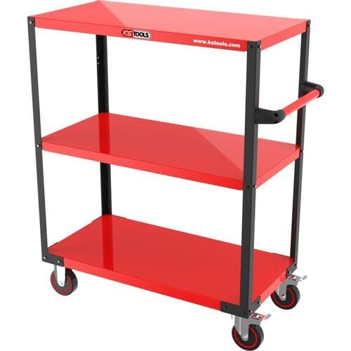 KS Tools 890.0009 Servicewagen Plaatstaal Kleur (specifiek): Rood