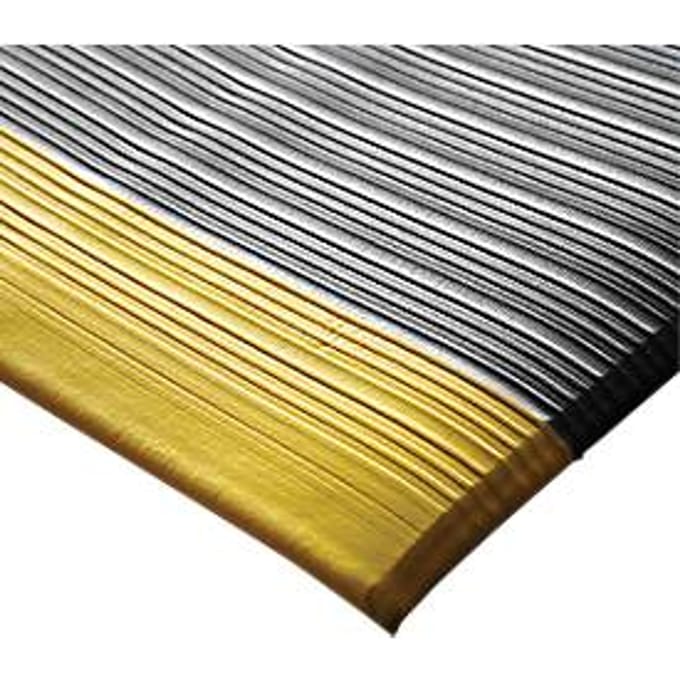 COBA Europe AL060703C Deckplate Werkplaatsmat (Stukgoed) Grijs, Geel