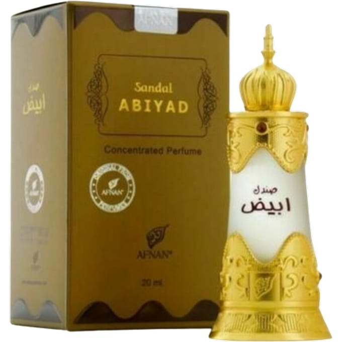 Afnan Unisex Sandal Abiyad Parfumolie – 20 ml