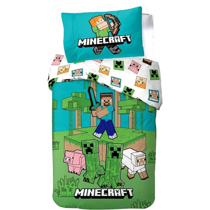Minecraft dekbedovertrek