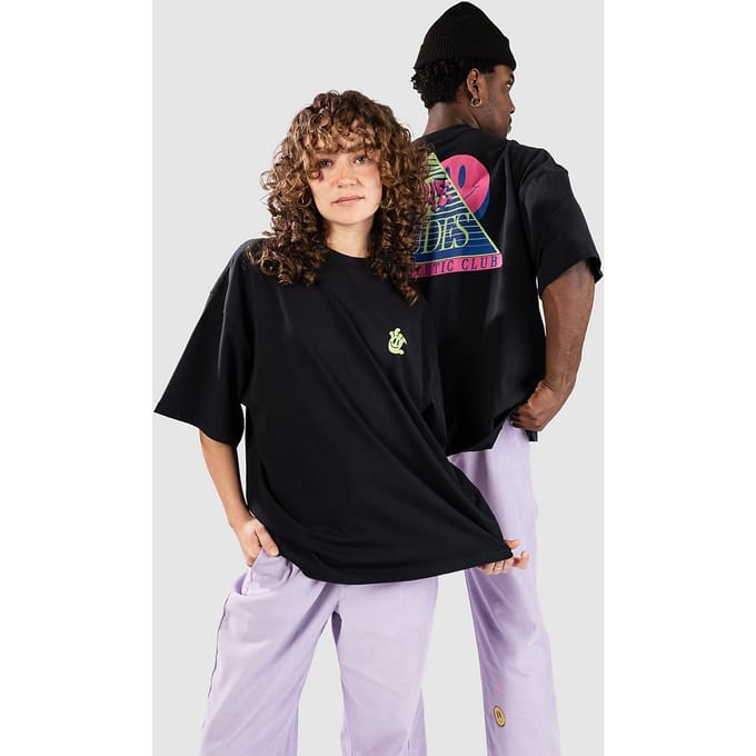 The Dudes Unathletic Club Back Classic Oversize He T-Shirt zwart