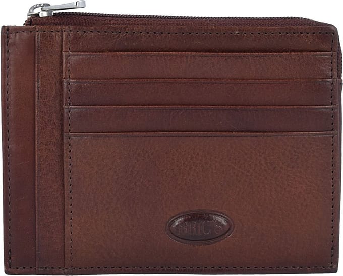 Bric's Monte Rosa Portemonnee RFID Leer 12 cm - Jongens - Horizontaal - moro