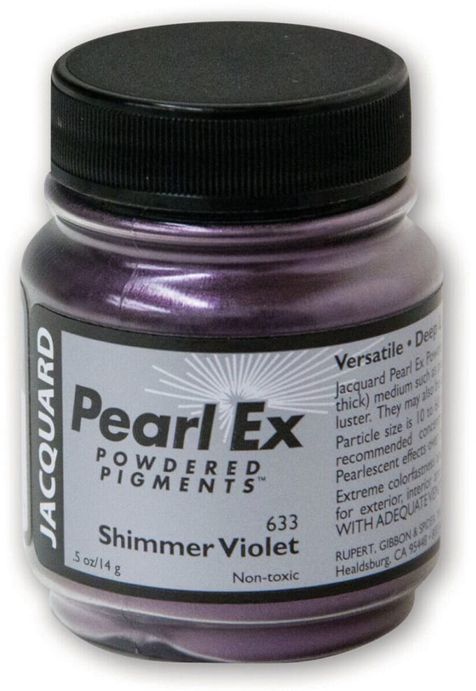 Jacquard Pearl Ex Pigment 14 gr Glimmend Violet knutselpoeder.
