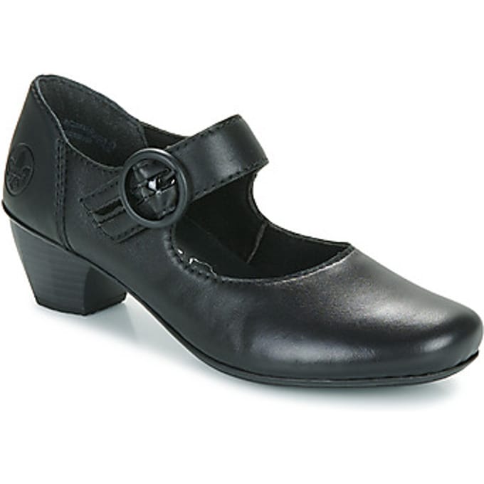 Rieker damesschoenen lage instappers 41756-00 zwart