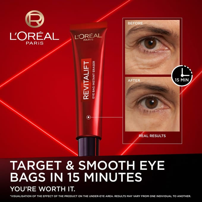 L'Oréal Paris L'Or&eacute;al Paris Revitalift Laser Eye Bag Eraser 15 ml