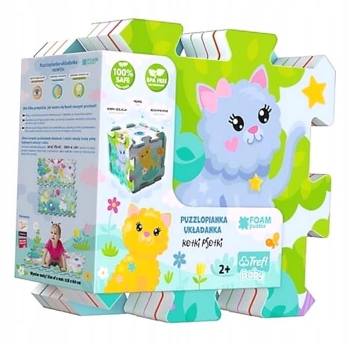 Trefl Puzzlopianka Katjes - Zachte Schuimpuzzel voor Kinderen