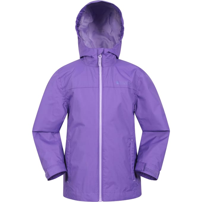 Mountain Warehouse Kinderen/Kinderen Torrent waterdichte jas met getapete naad (Paars)