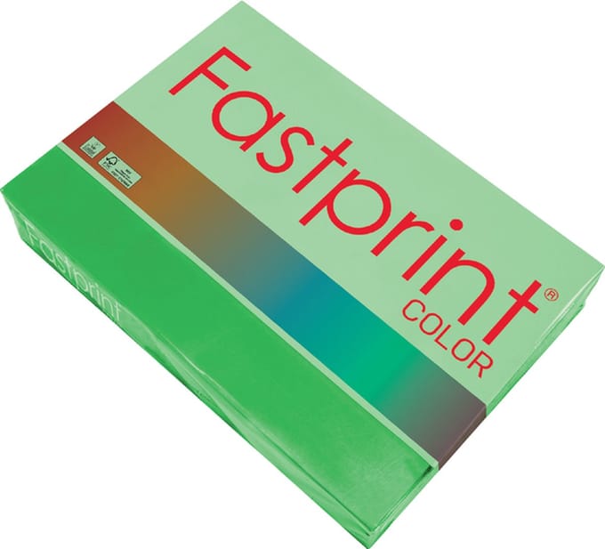 Kopieerpapier quantore colour a4 160gr grasgroen | 5 stuks