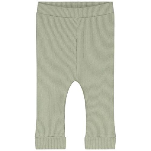 Prénatal newborn broek rib Pure Light Greenshade 50 unisex