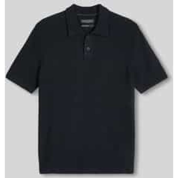 regular fit poloshirt van katoenmix