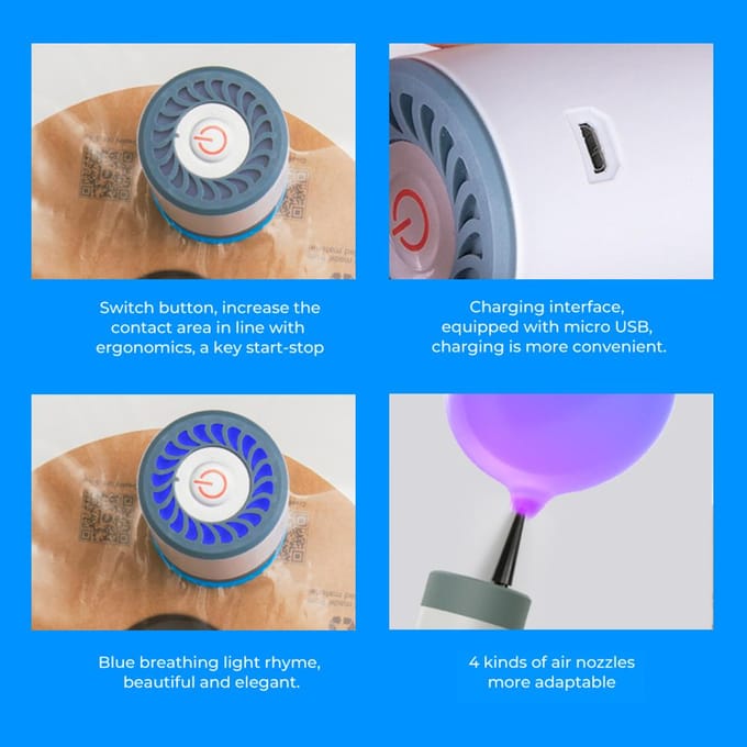 Creality 3D Printer Filament Elektrische Pomp en Compressie Opbergtas Vacuümsealen Droogzakken voor zilver