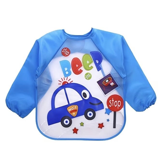 Kinder schort auto 6-24 maanden - knutselen - spelen - verf - kleien - kinderen