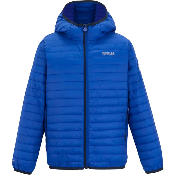 Kinderjas met capuchon en gewatteerde look (Hillpack)
