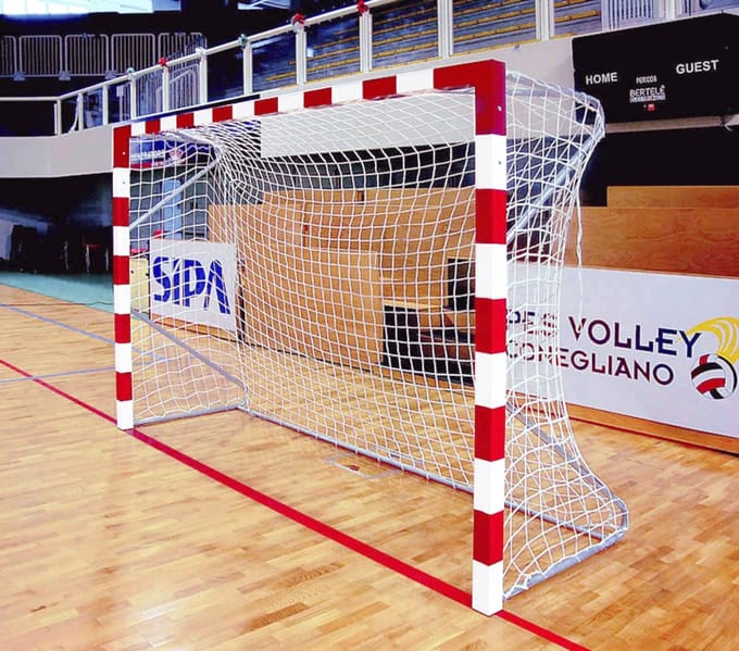 Handbaldoel in aluminium