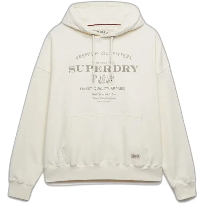 Dames Hoodie Superdry Luxe Casual Relaxed