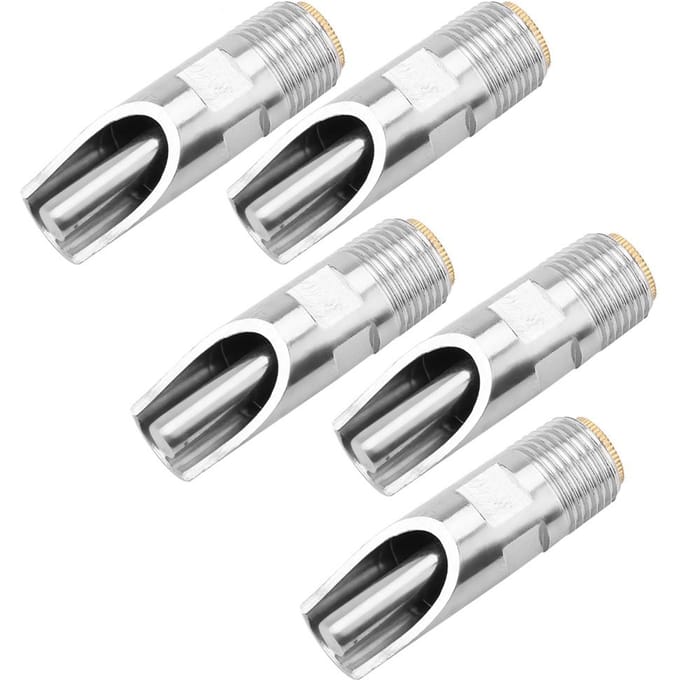 5 stuks RVS Automatische Varkensnippel Drinker Waterbak Koperen Dop Eendenbek