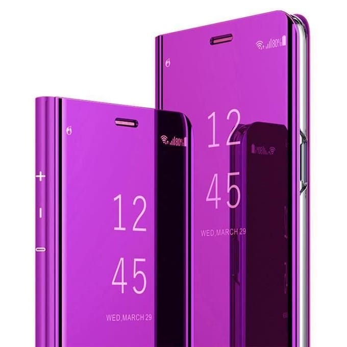 Coque Folio - Luxe - Galaxy A32 (5G) - Cuir Souple - Protection Antichoc - Pourpre violet