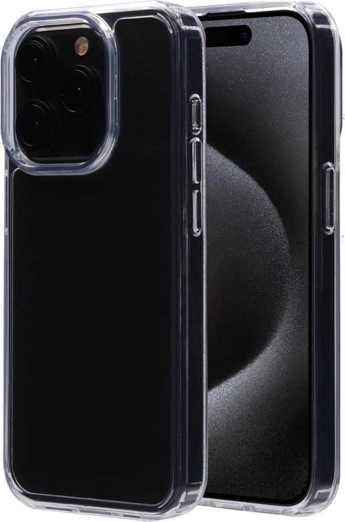 Mobiparts hoesje geschikt voor Apple iPhone 15 Pro - Hardcover - Transparant