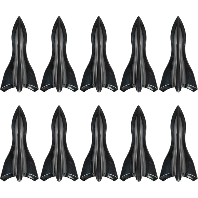Diffuseur d'ailerons de requin générateur de Vortex SUV universel, becquet de toit de voiture, antenne de pare-chocs, aile de coffre, Kit de carrosserie ABS, ensemble de décoration, 10 pièces 10 PCS noir