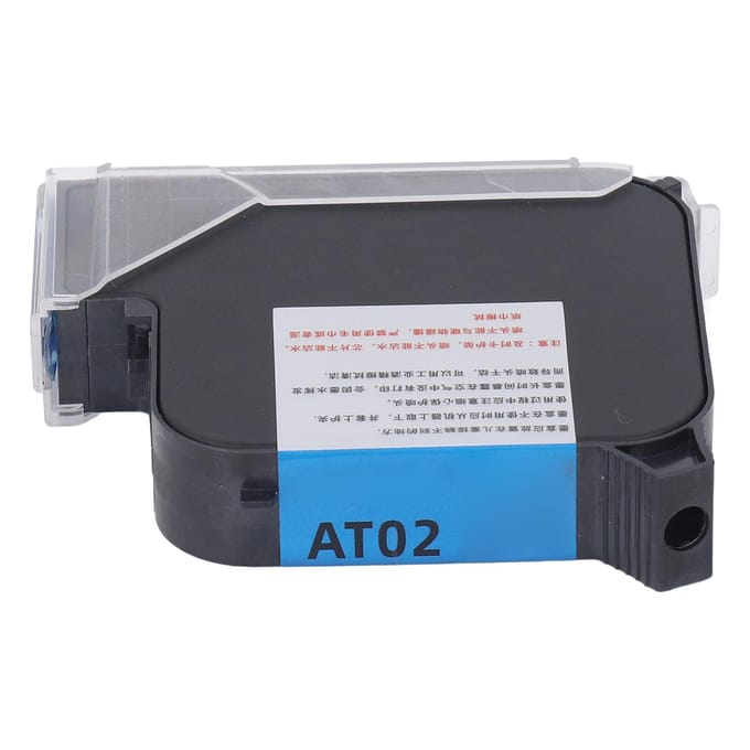 Handheld Inkjet Printer Cartridge Sneldrogend 25,4 mm Zwart 42 ml Codeerpistool Cartridge Vervanging