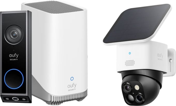 eufy Security E340 Video Doorbell + HomeBase 3 + SoloCam S340 - Bundelvoordeel