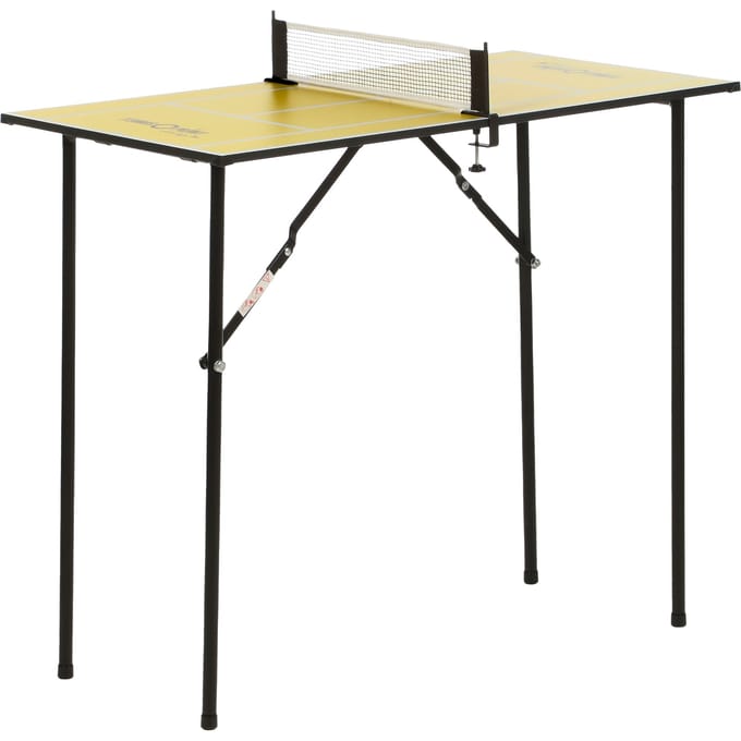 Tennis-Point Mini Tafeltennistafel-Zilver,Zwart