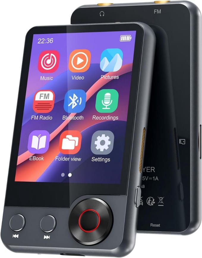 MP3 Speler Bluetooth - FM-Radio - Zwart