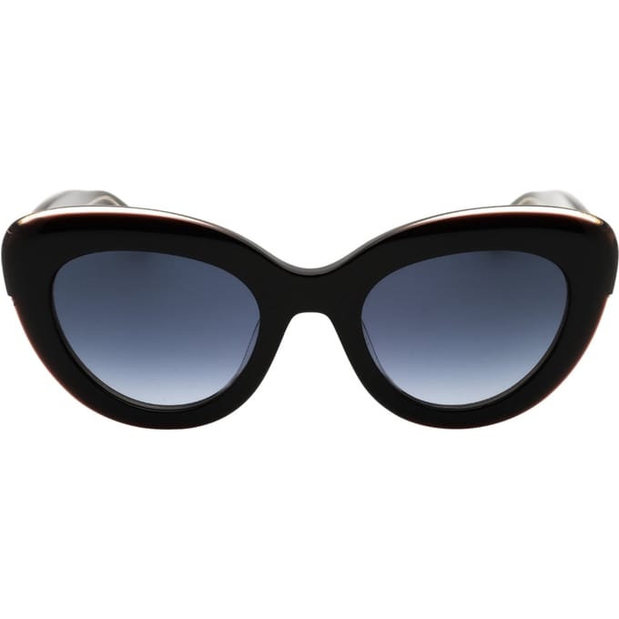 Kate Spade Zonnebril Met Roze Rand En Zwarte Accenten