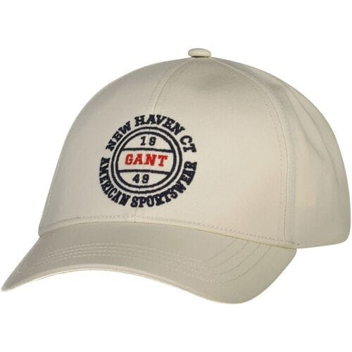 Gant Cap Graphic New Haven 1949 Cream / male