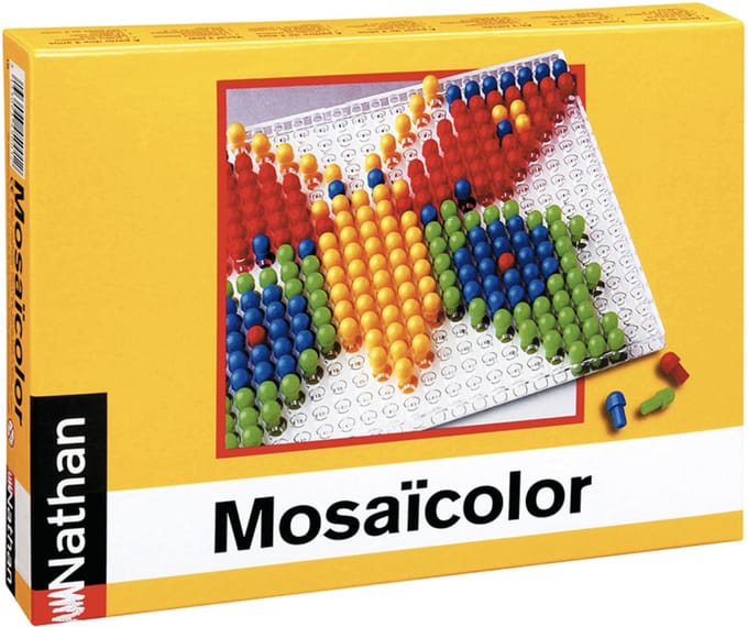 Mosaicolor - 4 kleuren - 320 steekparels - 12 modelplaten