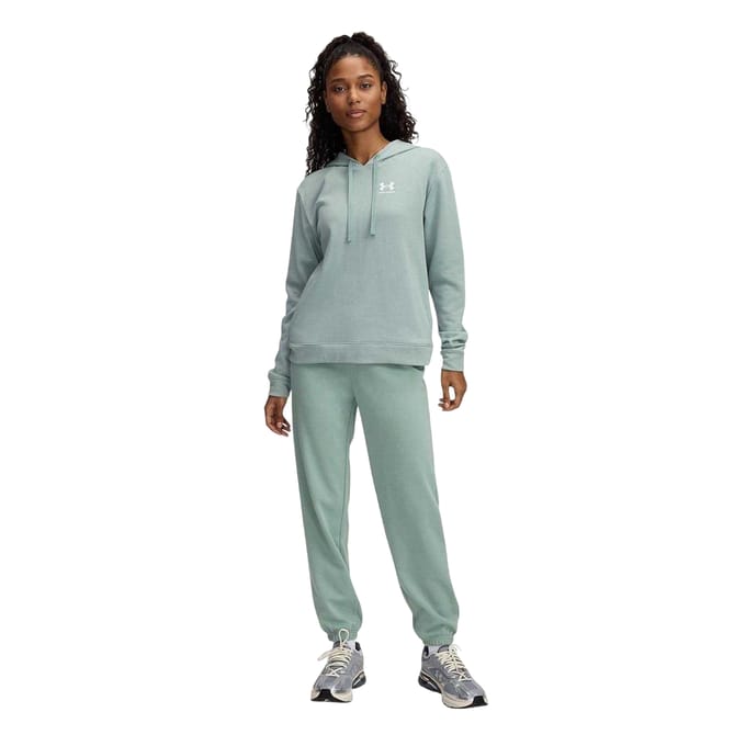 Under Armour Rival-joggingbroek van badstof voor dames (Groen)