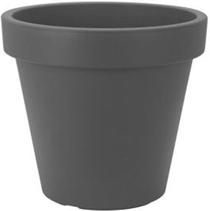 Kunststof Bloempot Antraciet Ø60 cm - Hoogte 52 cm