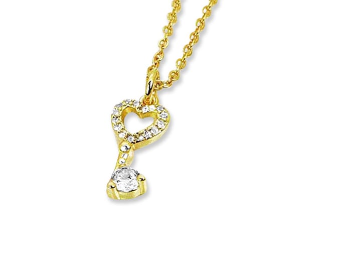 Montebello Ketting Key G - 316L Staal - Sleutel - 17x8mm - 50cm