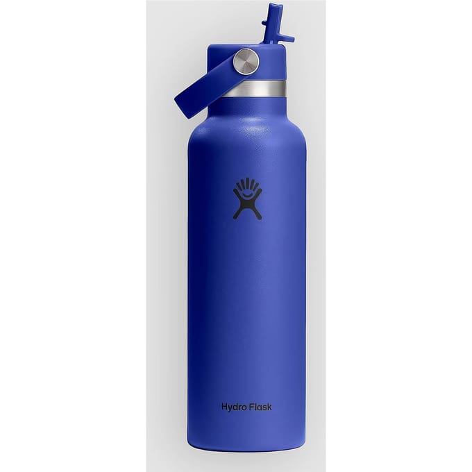 Hydro Flask Standard Mouth Flex Straw Cap Capri Blue thermosfles, 621 ml