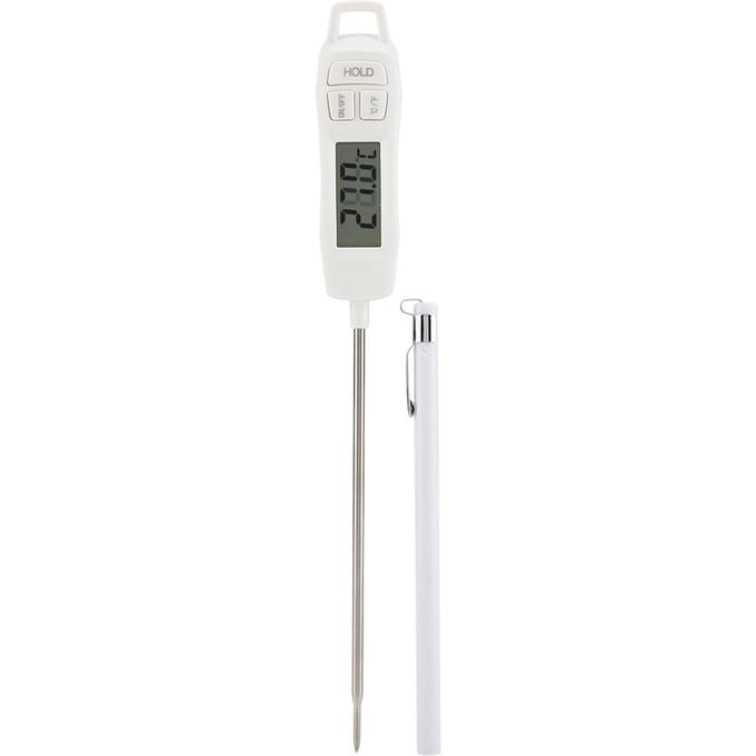 Digitale Voedsel Vloeistof Thermometer Keuken Koken BBQ Grill Temperatuur Tester white