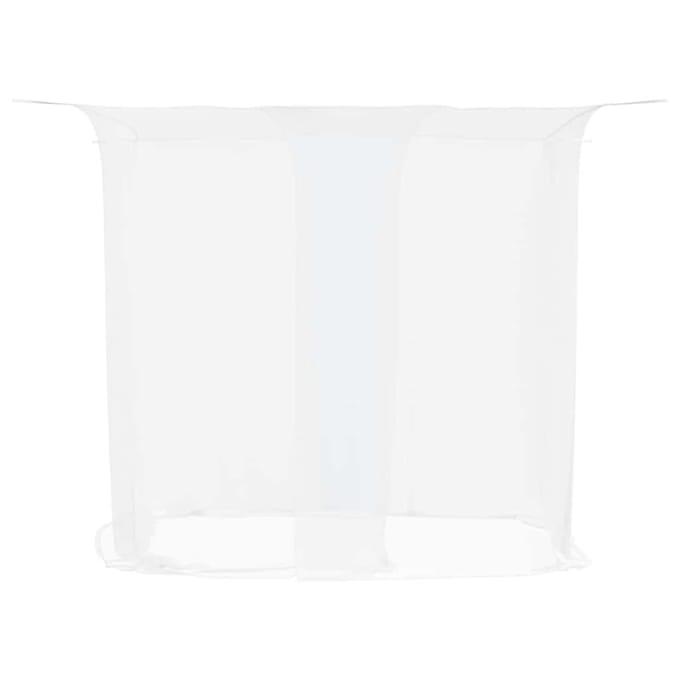 vidaXL - Hangende - klamboe - 156 - gaas - 220x150x180 - cm - wit