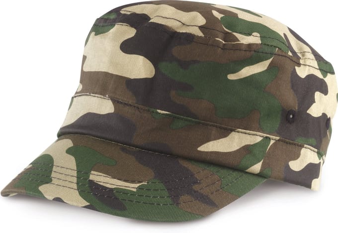 Result Headwear Camo Urban Cap Kleur Olive