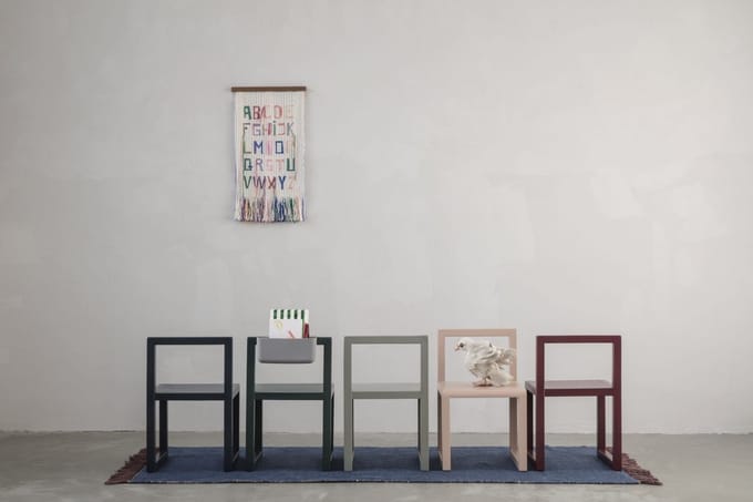 Ferm Living - Little Architect stoel - roze
