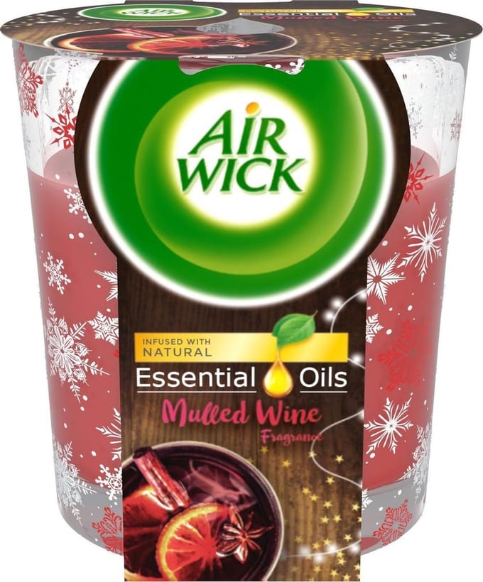 Airwick Geurkaars Essential Oils – Mulled Wine 105 Gram