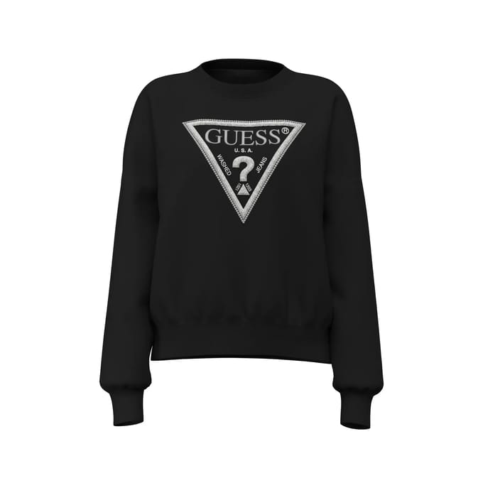 Dames sweatshirt Guess Triangle Glitter