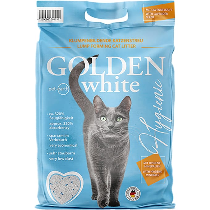 14kg Golden White Kattenbakvulling Betoniet