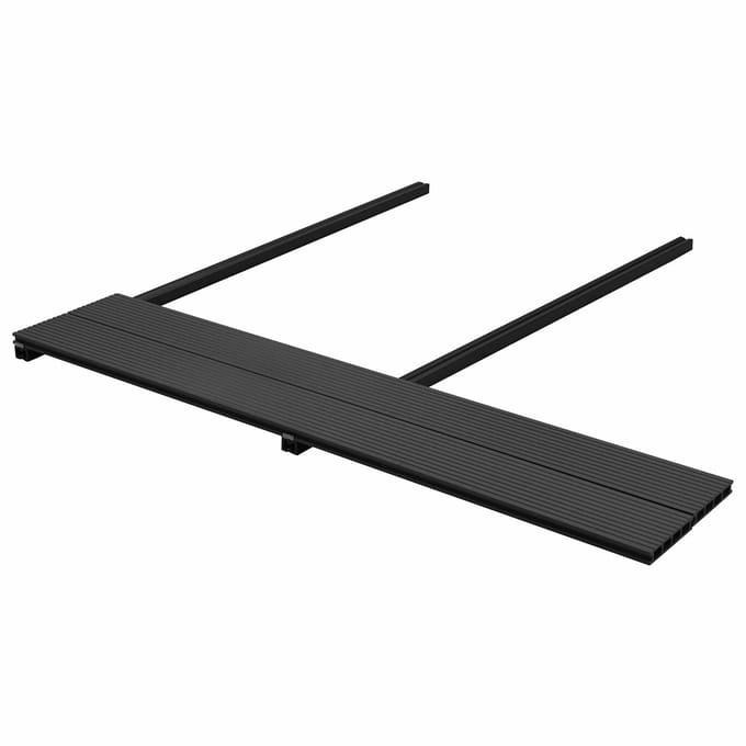 vidaXL - Terrasplank - 48 - st - Zwart - WPC