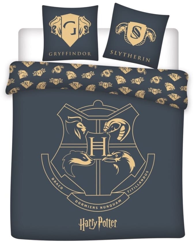 Harry Potter Dekbedovertrek logo - 240 x 220 cm Polyester