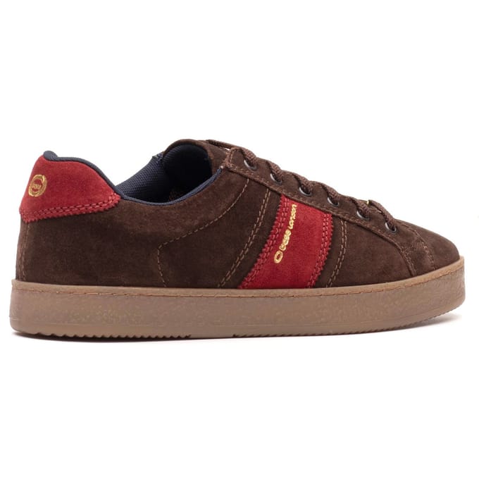 Base London Hopper Leren Heren Sneakers Brun